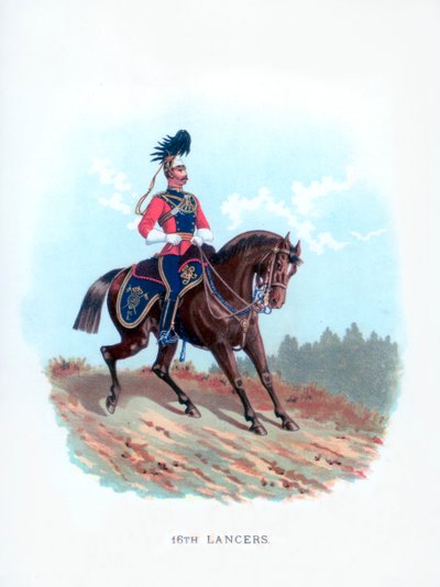16th Lancers, 1890 av Unbekannt