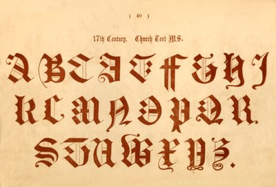 17. århundre. Kirketekst MS., 1862 av Unbekannt