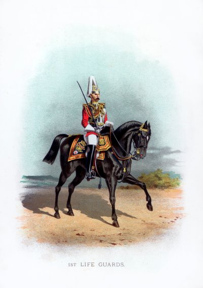 1. livgarde, 1888 av Unbekannt