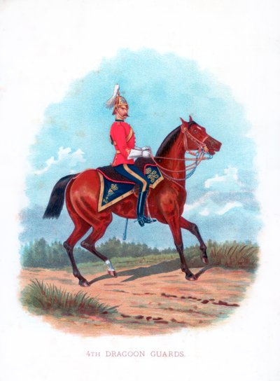 4. dragonvakter, 1888 av Unbekannt