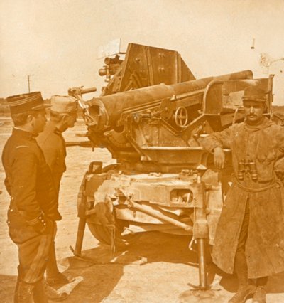 75 automatisk luftvernpistol, c1914-c1918 av Unbekannt