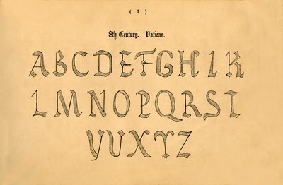 8. århundre. Vatikanet, 1862 av Unbekannt