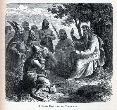 En Bard-resitering til nordmenn, 1882 av Unbekannt