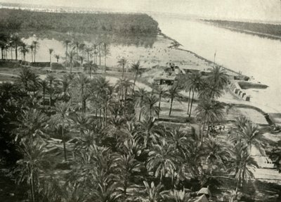 En britisk posisjon ved elven Tigris, 1919. av Unbekannt