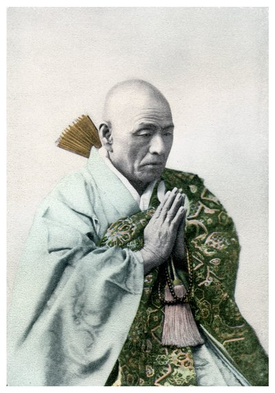 En buddhistisk prest, 1904 av Unbekannt