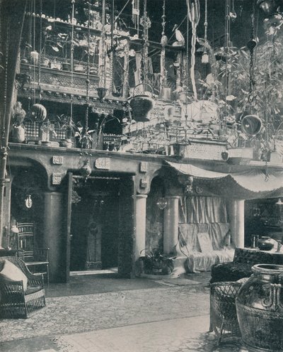 Et hjørne i studioet til Mr. Louis C. Tiffany, 1897 av Unbekannt