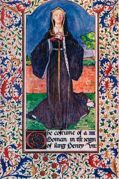 Et kostyme under kong Henry VIIs regjeringstid, 1907 av Unbekannt
