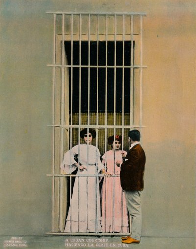 Et cubansk frieri, c1920 av Unbekannt