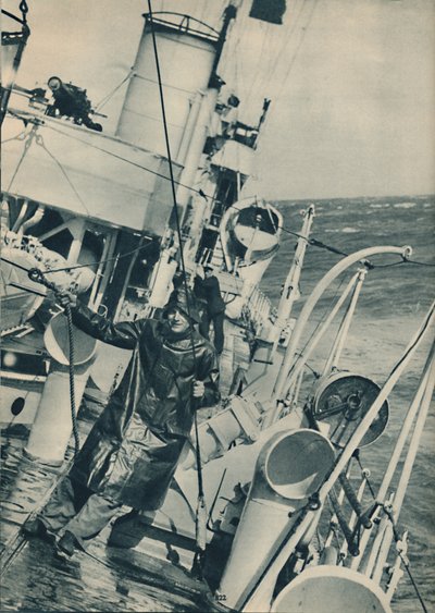 A Destroyer in Heavy Weather, 1936 av Unbekannt