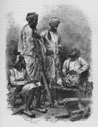 En gruppe jats, 1902 av Unbekannt
