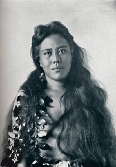 En Hula-danser, Honolulu, Hawaii, 1902 av Unbekannt