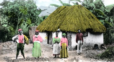 En jamaicansk landsby, ca 1900-tallet av Unbekannt