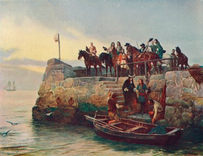 A Lost Cause: The Flight of James II etter slaget ved Boyne, 1690 1905 av Unbekannt