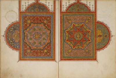 Et manuskript av fem deler av en Koran, 1700-tallet. av Unbekannt