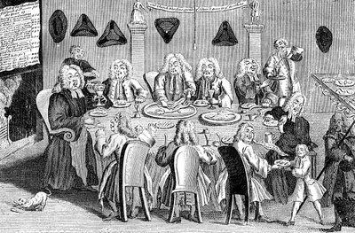 En menighetsfest, 1741 av Unbekannt