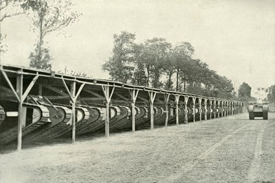 A Park of British Tanks like bak frontlinjen, 1919. av Unbekannt