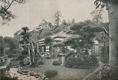En privat hage i Yokohama, c1892 av Unbekannt