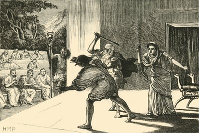 En romersk komedie, 1890. av Unbekannt