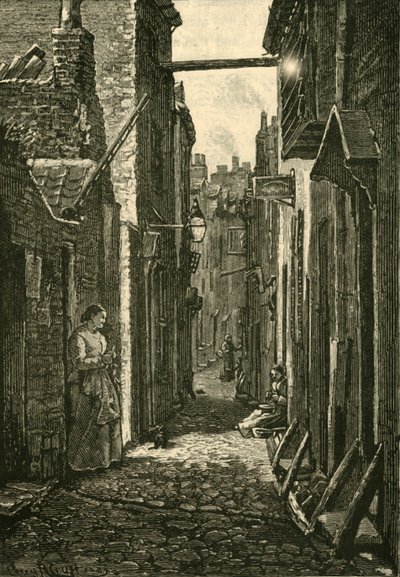 A Row, Yarmouth, 1898. av Unbekannt