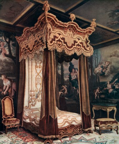 A Royal Bedstead, 1910 av Unbekannt