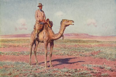 En scene i Central Australia, 1923. av Unbekannt