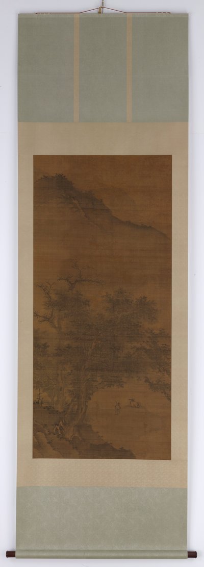 A Scholar under Trees Looking into the Distance, 1500-tallet. av Unbekannt