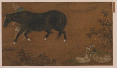 En tartar, hans hest og utstyr, Ming-dynastiet, 1368-1644. av Unbekannt