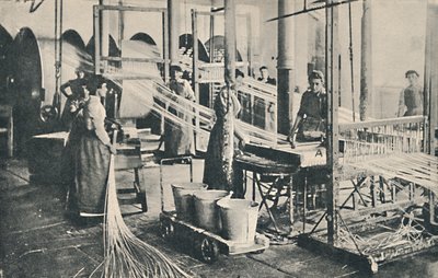 Et anlegg for produksjon av voks, 1917 av Unbekannt