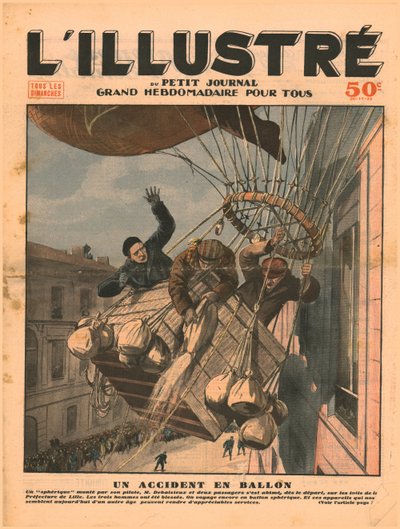 En ballongulykke, 1932. av Unbekannt