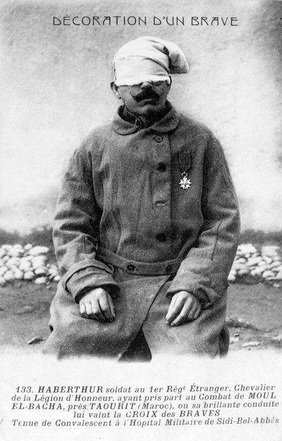 En rekonvalescerende legionær, Sidi Bel Abbes, Algerie, 1910 av Unbekannt