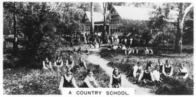 En landskole, Australia, 1928 av Unbekannt