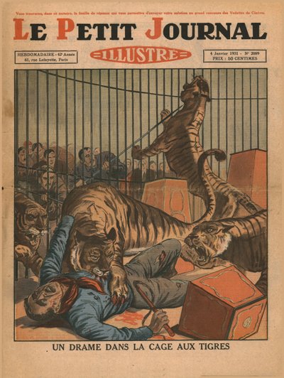 Et drama i tigerburet, 1931. av Unbekannt