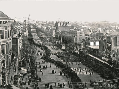 En festdag i den amerikanske hovedstaden, Washington DC, USA, 1895. av Unbekannt