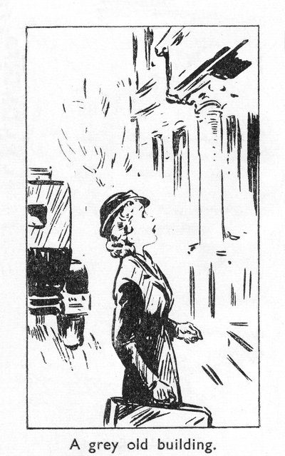 En grå gammel bygning, 1940 av Unbekannt