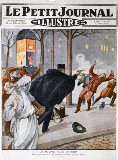 En politiskyting, 4. januar 1925 av Unbekannt
