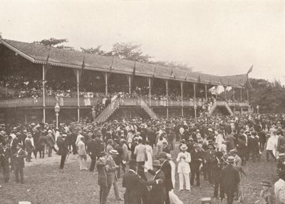 En del av Derby Club Racecourse Enclosure, 1914 av Unbekannt