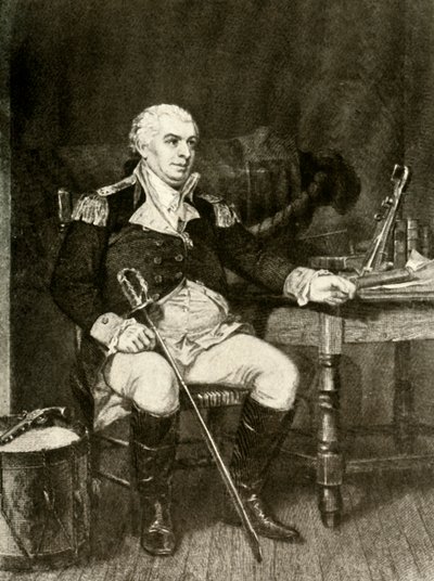 Et portrett av Commodore Barry fra den amerikanske marinen, c1780, 1937. av Unbekannt
