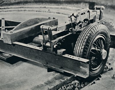 Et roadster-dekk under test, 1937 av Unbekannt