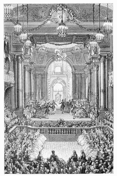 Et kongeball, 1800-tallet av Unbekannt