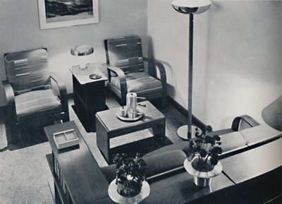 En del av stuen, 1936 av Unbekannt