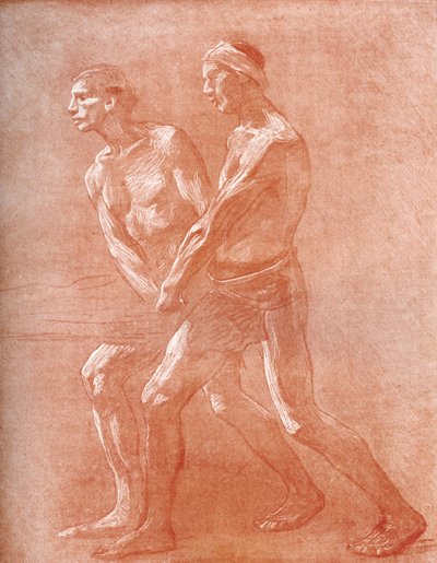 En studie for krig, c1896 1900 av Unbekannt