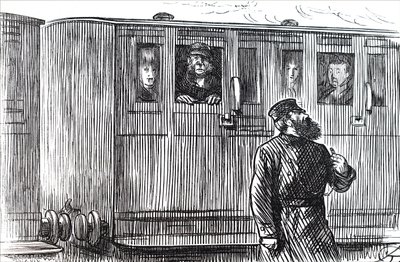 Ein Zugbegleiter von Unbekannt