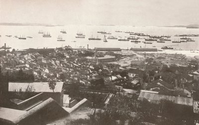 Utsikt over de nye kaiene på byggetidspunktet, 1914 av Unbekannt