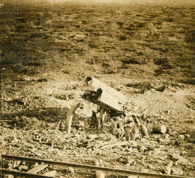 Forlatt 155 kanon, c1914-c1918 av Unbekannt