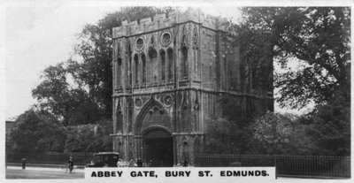 Abbey Gate, Bury St Edmunds, Suffolk, ca 1920-tallet av Unbekannt