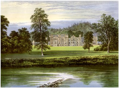 Abbotsford, Roxburghshire, Skottland, hjemmet til Scott-familien, c1880 av Unbekannt