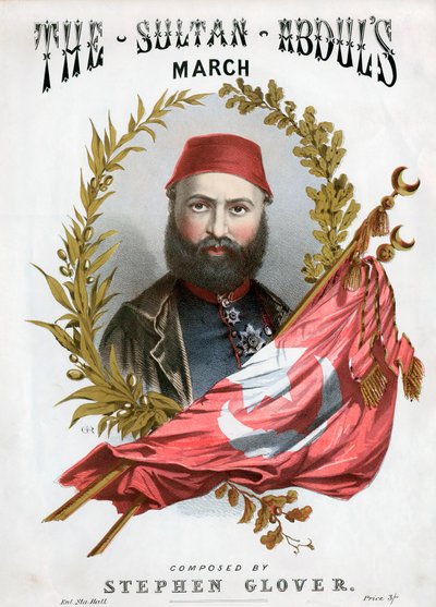 Abd-ul-Aziz 1830-1876, Sultan av Tyrkia fra 1861, c1871 av Unbekannt