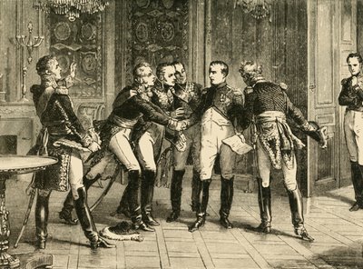 Abdikasjon av Napoleon Bonaparte, 1815, 1890. av Unbekannt