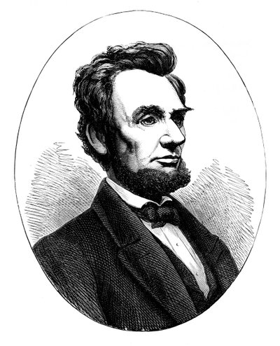 Abraham Lincoln 1809-1865, USAs president av Unbekannt