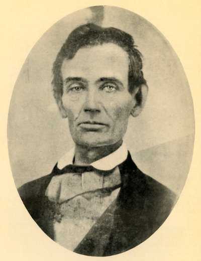 Abraham Lincoln, 1858, 1930. av Unbekannt